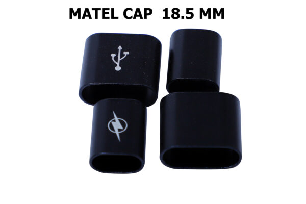 Metal Cap 18.5mm Black