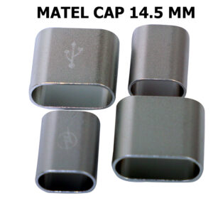 Metal Cap 14.5mm Silver