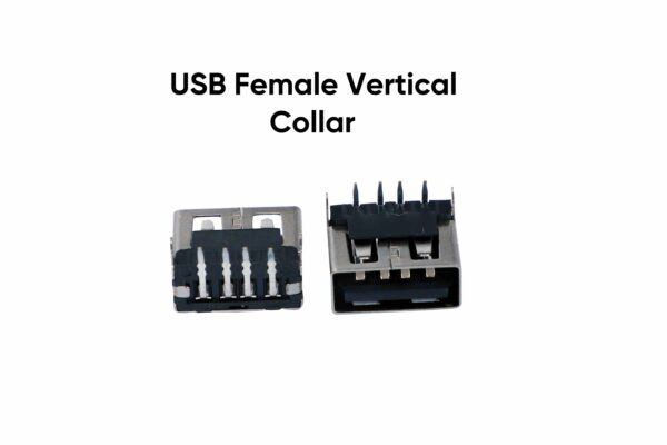 USB Female Vertical Collar